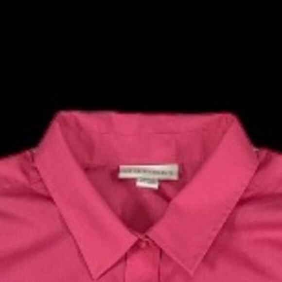 Appleseed's Pink Short Sleeve Button-Down Top | Size L - Picture 2 of 3